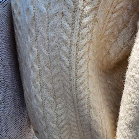 Blarney rolled neck cable‎ sweater L- XL - Picture 3 of 12